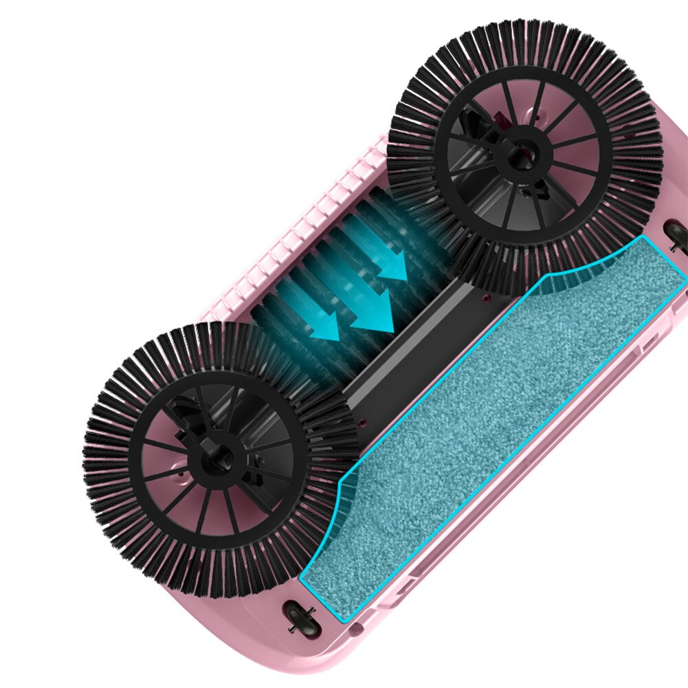 Hand Push Sweeper – 4-in-1 Household Broom, Dustpan & Mop Floor Cleaning Machine