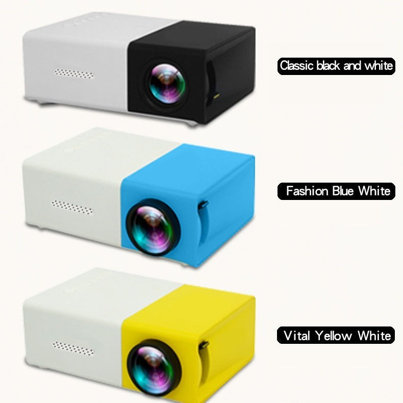 Projection Factory Cross-border Hot Mini-portable Projector Yg300 Small Yellow Machine HD Home Recommend mini Projector, home projector