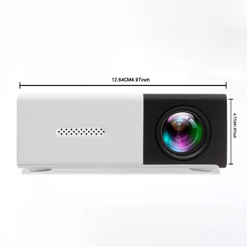 Projection Factory Cross-border Hot Mini-portable Projector Yg300 Small Yellow Machine HD Home Recommend mini Projector, home projector