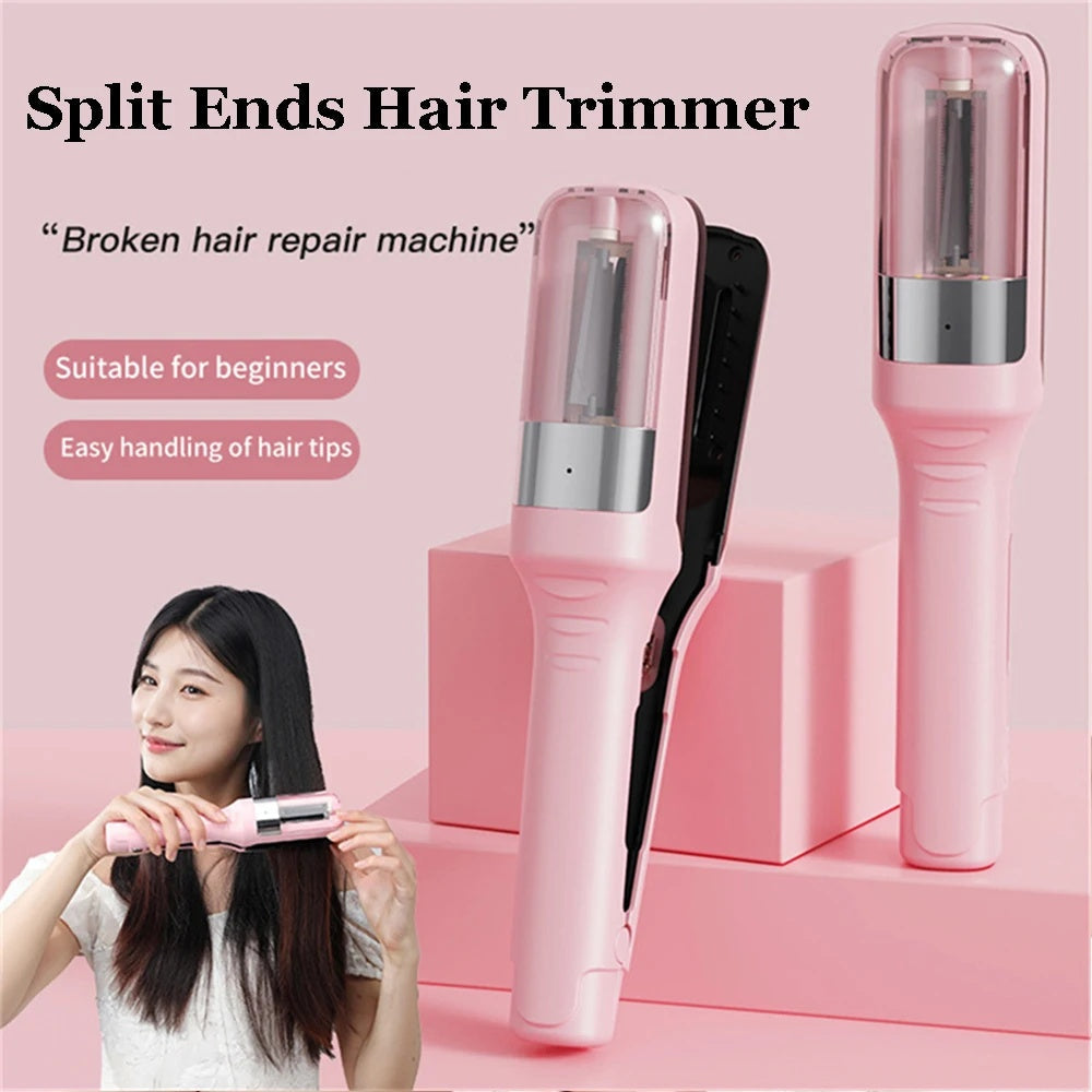 Hair Trimmer Split Remover Dry Damaged Brittle Professional Automatic Trim Split, electric shaver for women Cordless Hair Ends Cutting Machine shave r.