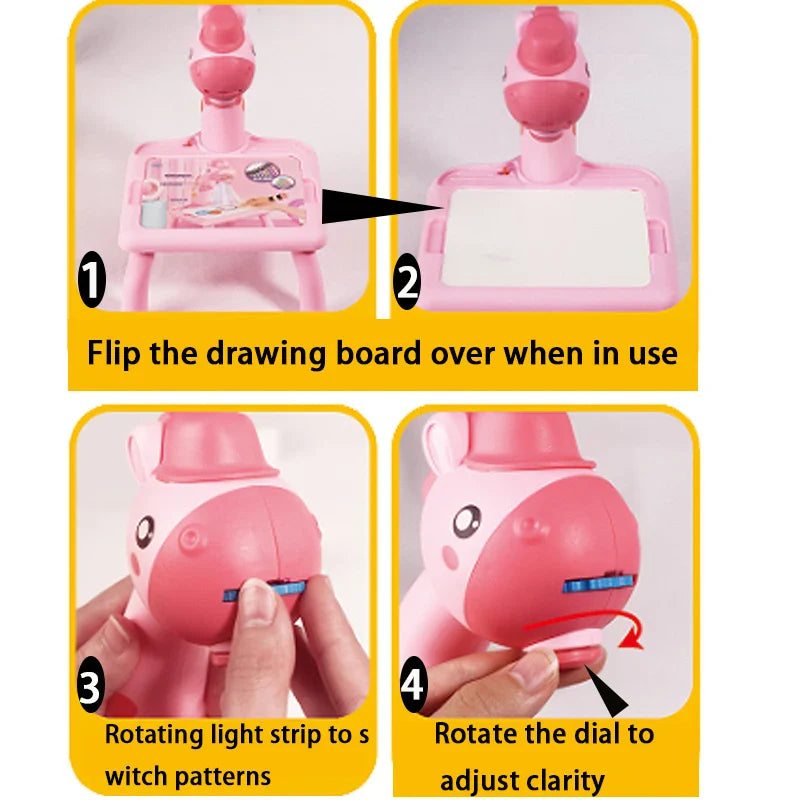 Kids Projector Drawing Table