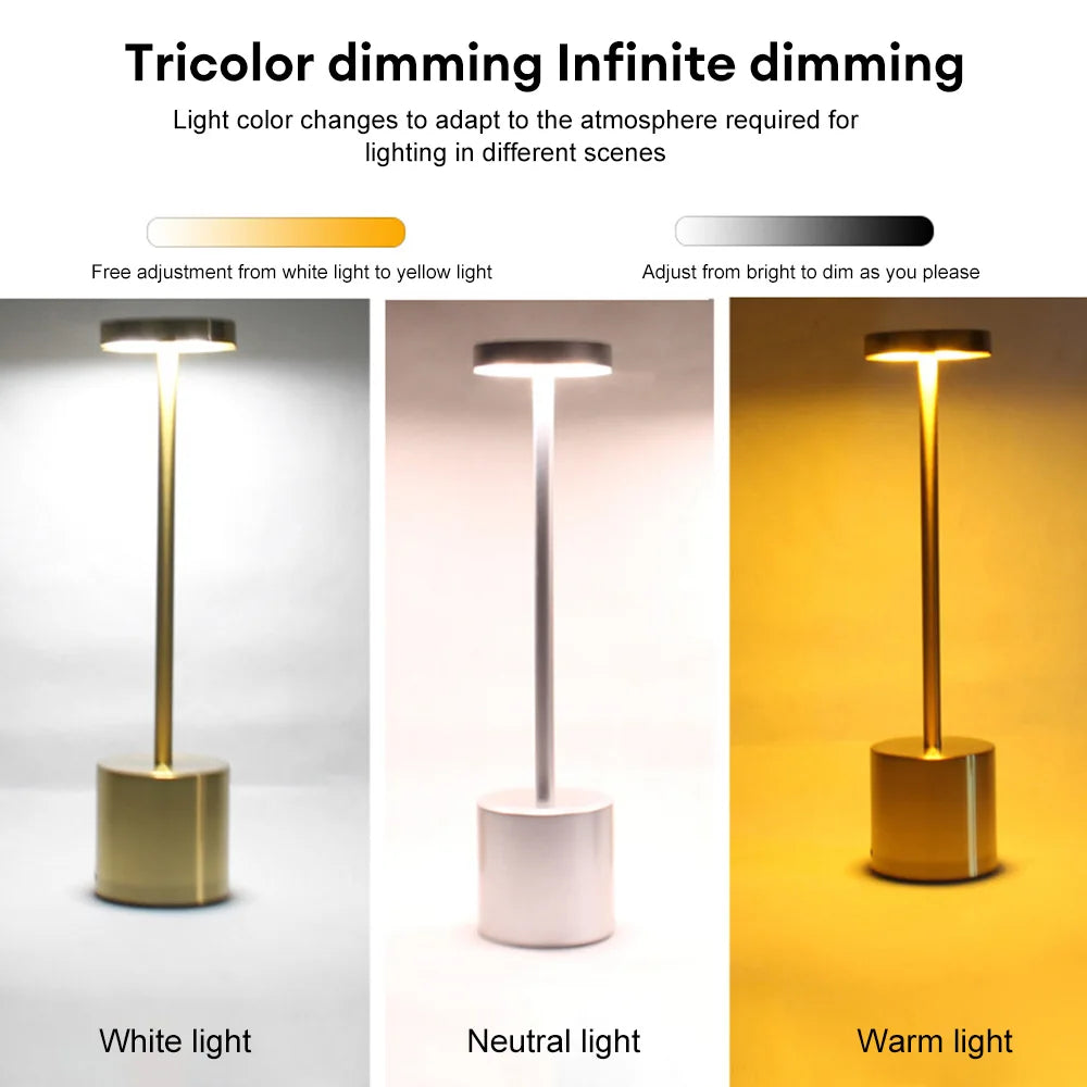 Touch Sensor LED Table Lamp
