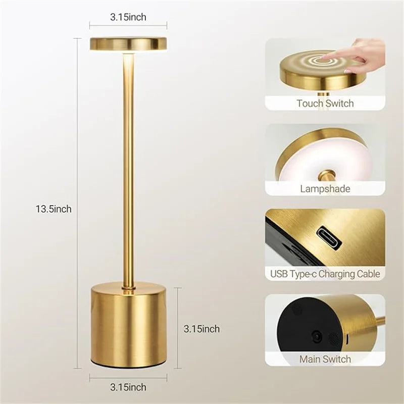 Touch Sensor LED Table Lamp