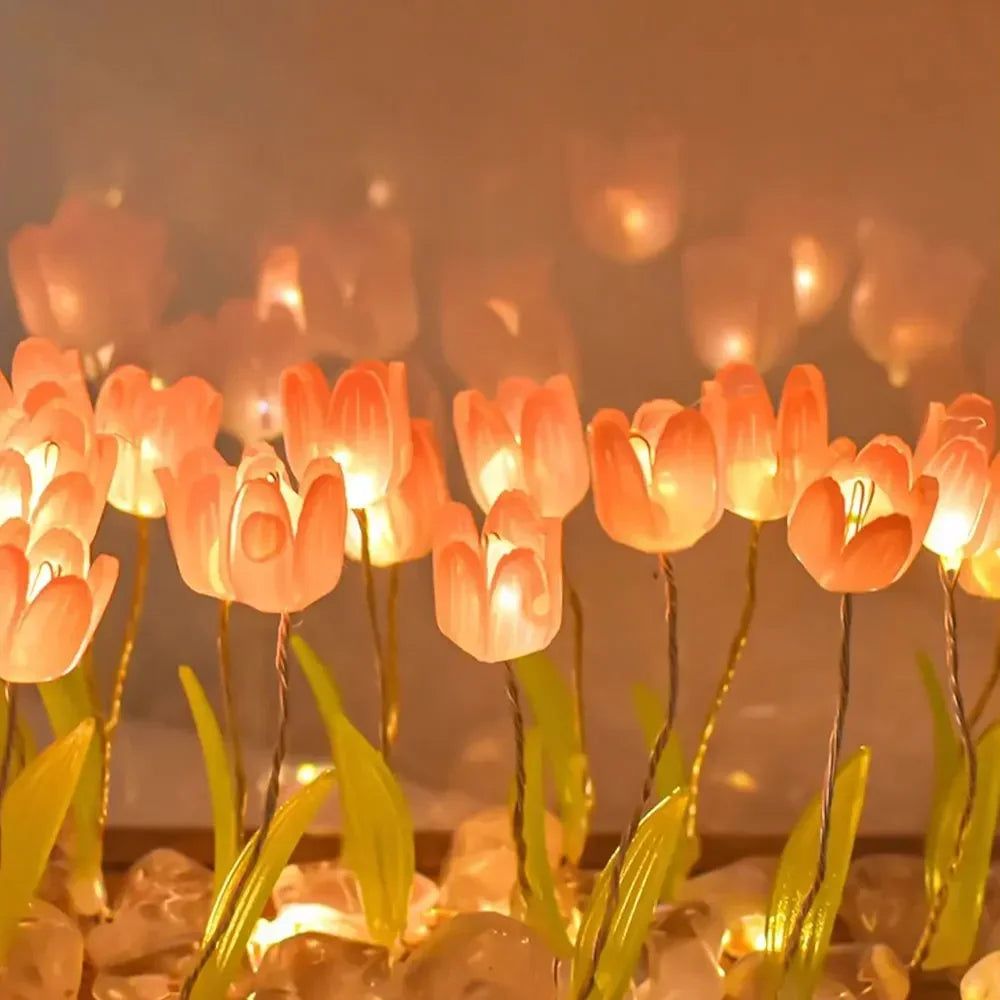 DIY Tulip Flower Garden Light Box