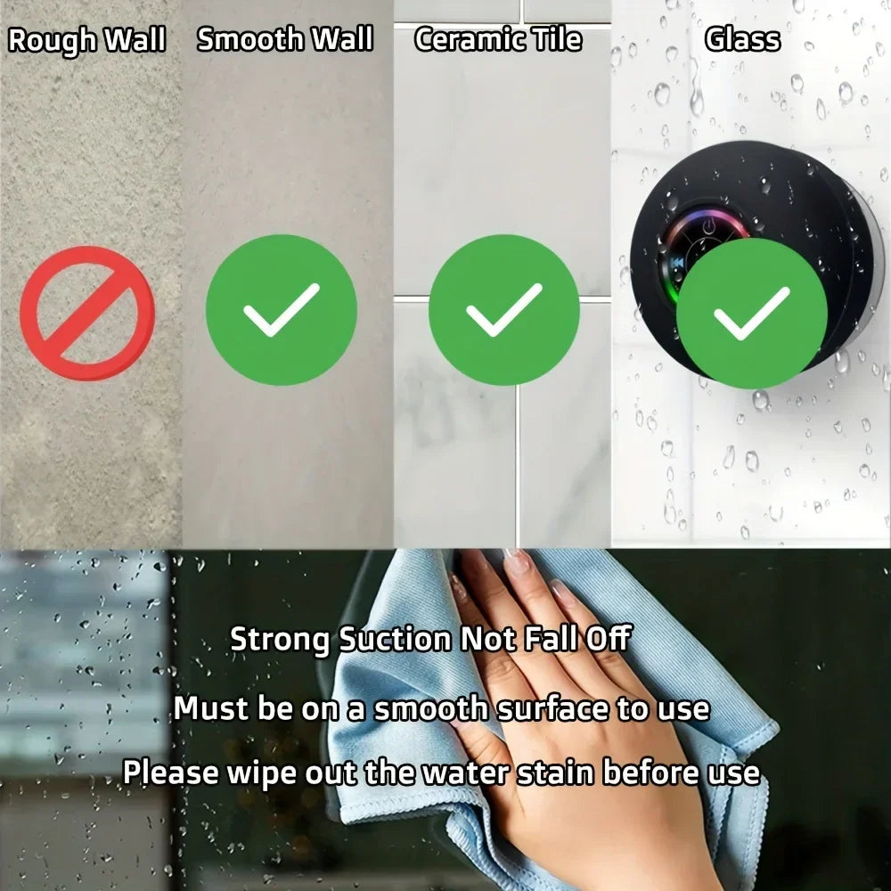 Waterproof Wireless LED Bluetooth Speaker