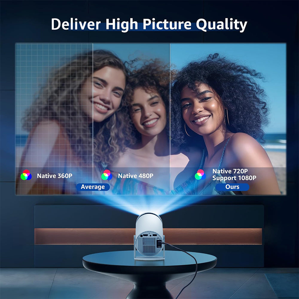 Home Theater HD mini Projector Bluetooth Portable projector