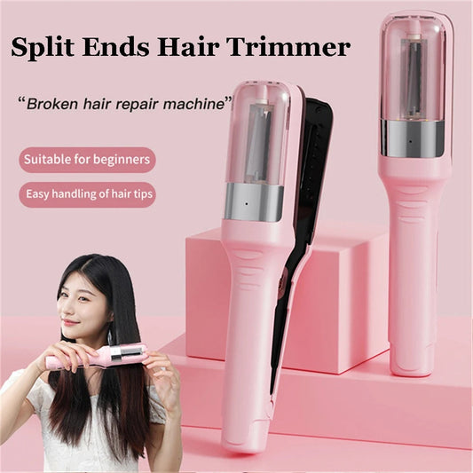 Hair Trimmer Split Remover Dry Damaged Brittle Professional Automatic Trim Split, electric shaver for women Cordless Hair Ends Cutting Machine shave r.