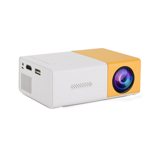 Projection Factory Cross-border Hot Mini-portable Projector Yg300 Small Yellow Machine HD Home Recommend mini Projector, home projector