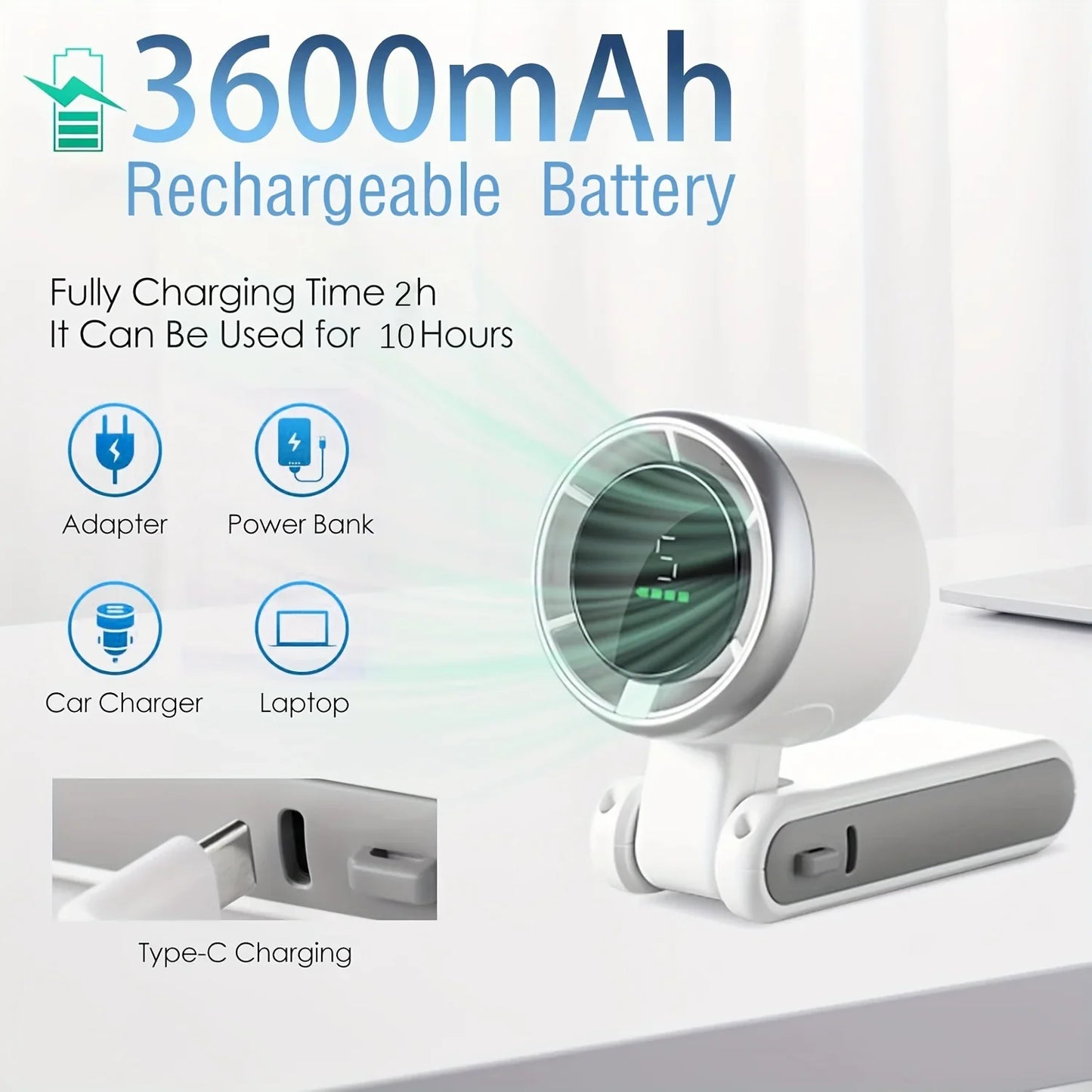 Mini Foldable Turbo Fan