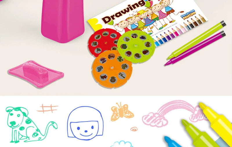 Kids Projector Drawing Table