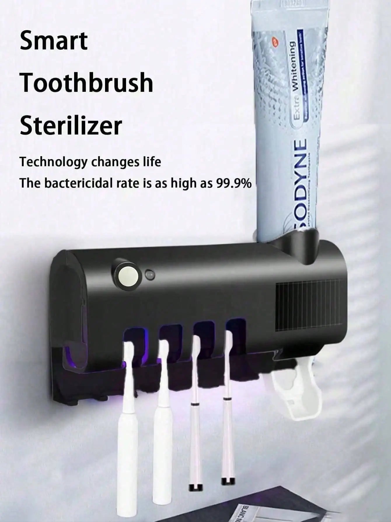 UV Toothbrush Sterilizer and Holder