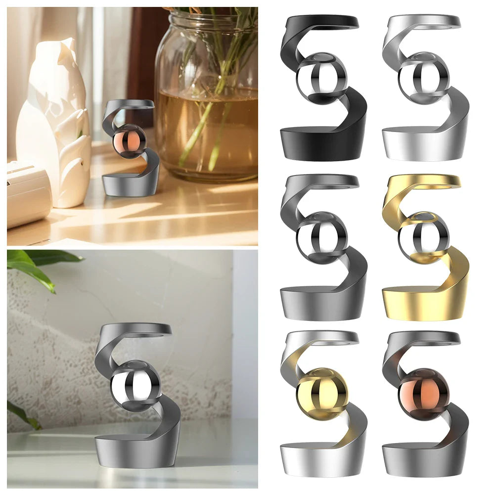 Gravity Defying Kinetic Desk Spinner - Calm Your Mind, Upgrade Your Desk