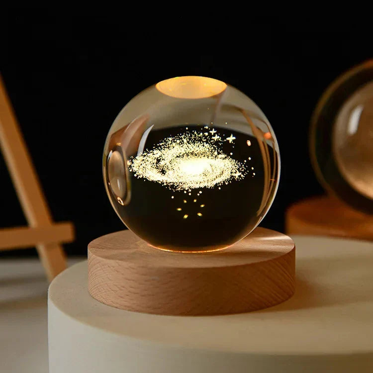GalaxyGlow™ Crystal Orb Night Light