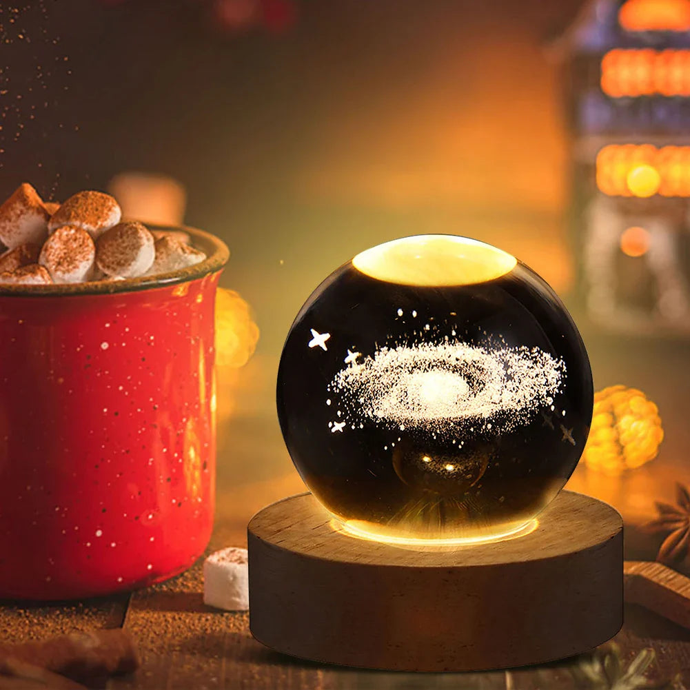 GalaxyGlow™ Crystal Orb Night Light
