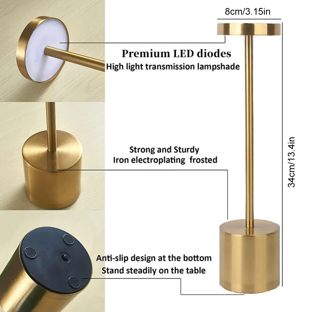 Touch Sensor LED Table Lamp