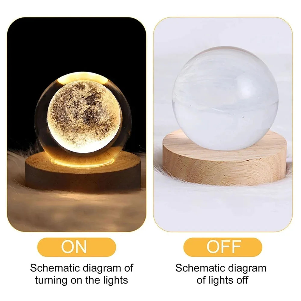 GalaxyGlow™ Crystal Orb Night Light