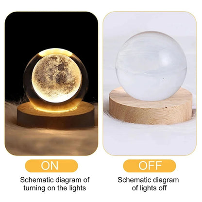 GalaxyGlow™ Crystal Orb Night Light
