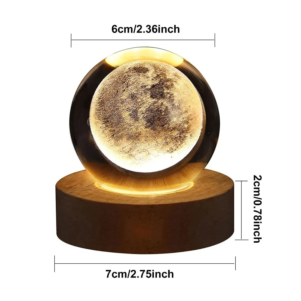 GalaxyGlow™ Crystal Orb Night Light