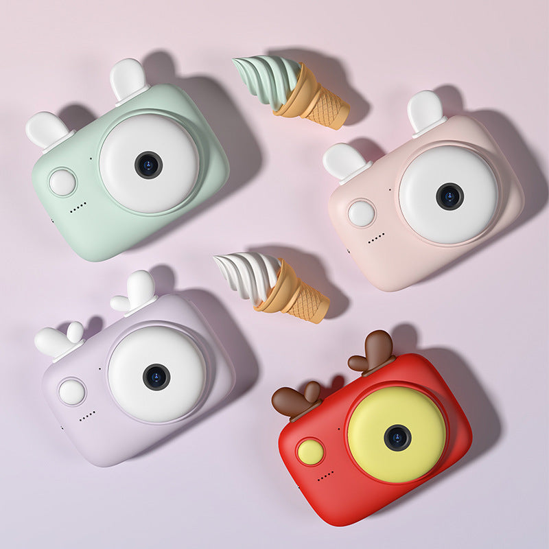 A2 Kids  kiddie camera best childrens instant Camera Macaron Mini SLR Childrens digital camera for tweens