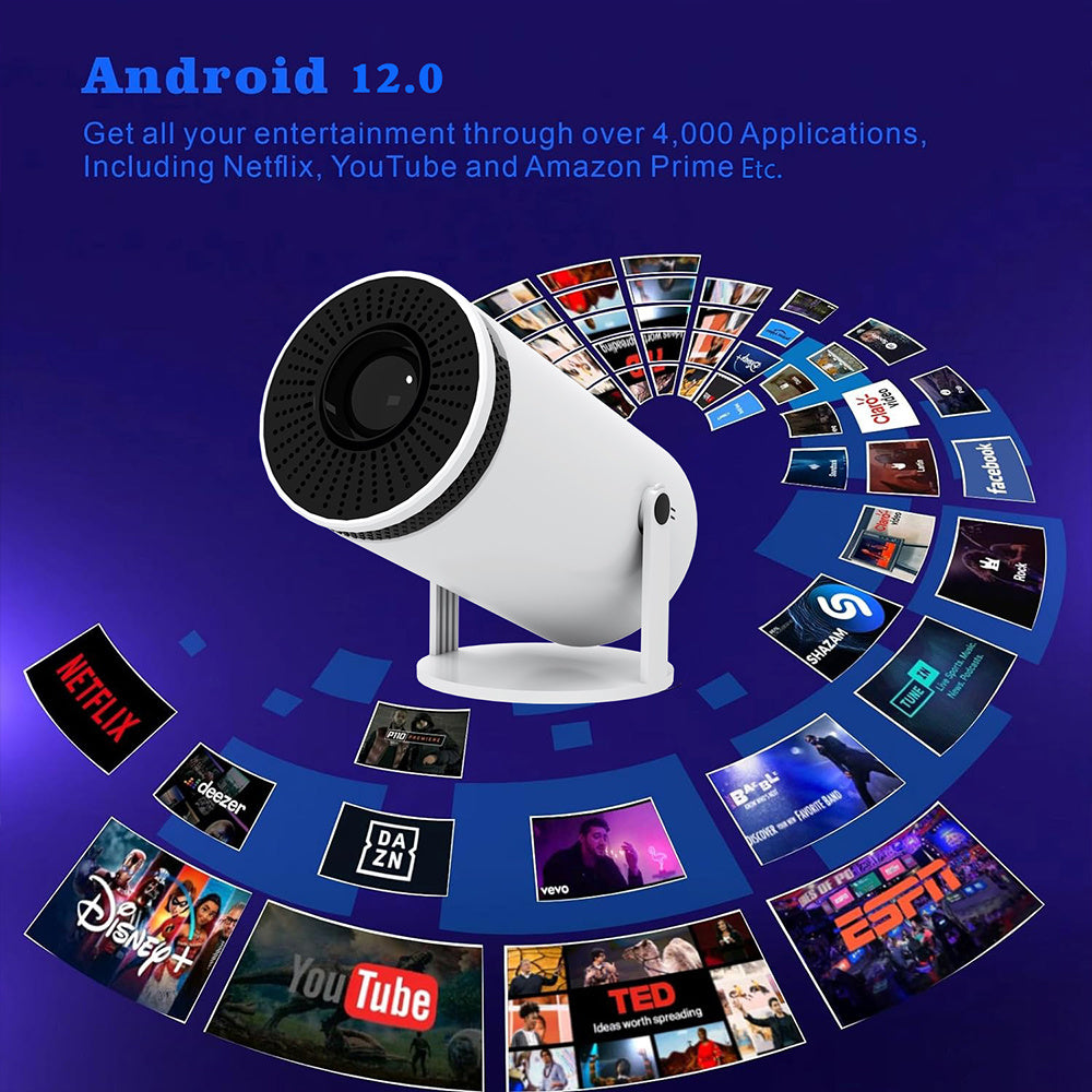 Home Theater HD mini Projector Bluetooth Portable projector