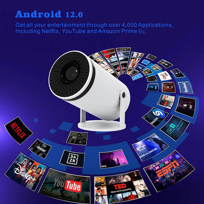 Home Theater HD mini Projector Bluetooth Portable projector