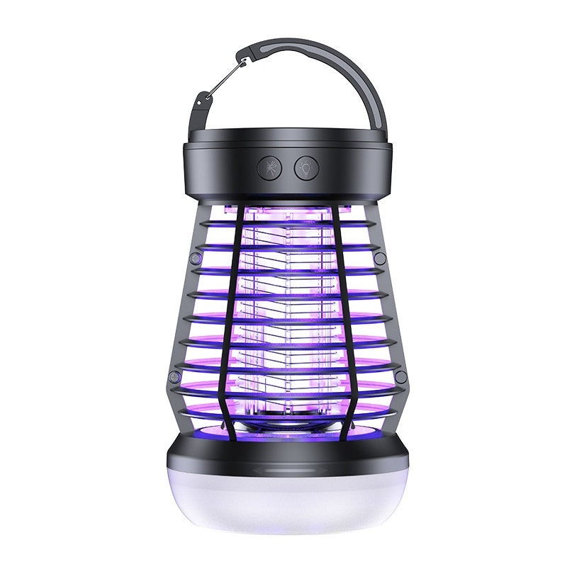 2in1 Mosquito Killer Lamp Electric Fly Catcher USB Rechargeable Electric Mosquito Swatter Electric Fly Trap With Night Light