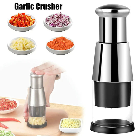 Garlic Crusher Onion Chopper Multipeler Manual Garlic Press Machine Garlic Squeezer Kitchen Gadget